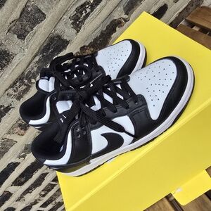 Nike Dunk Low Black and White Sneakers